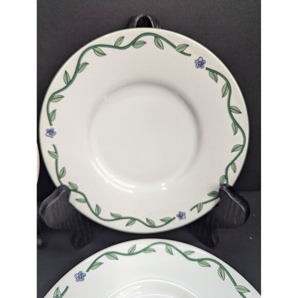 International Tableworks Terrace Blossoms 072-01 Replacement Saucers Set of 4 - Picture 5 of 11